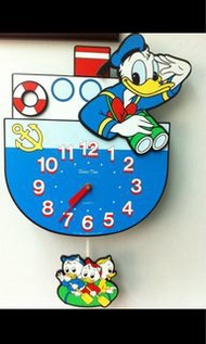 迪士尼 Donald Duck 船造型掛鐘