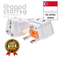 [SG FREE ] High quality Type G UK Wall Plug Converter With fuse 2 in 1 Travel Adapter Home Use Unive