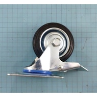 3 INCH Wheel Brake Rubber ETALASE - Trolley - Cart