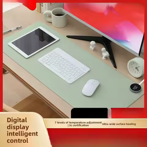 Silicone Heating Mouse Pad Large Office Desktop Heating Pad Dormitory Homework Waterproof Heating Ta