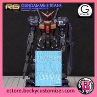 G-Rework [RG] RX-178 MK-II GUNDAM [TITANS] (water decal)