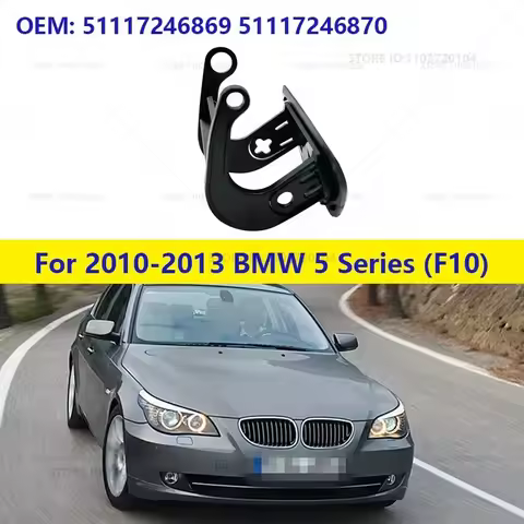 For 2010-2013 BMW 528i 528iX 535i 535iX 550i 550iX Hybrid 5 (F10) Bumper Headlight Lamp Washer Cap C
