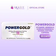 POWERGOLD Vitamins, Minerals, Korean Ginseng & Deanol Soft Gel Capsule 30 capsules