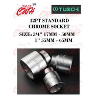 3/4" 1" 6PT 12PT 17-65MM BOX SOCKET NUT DRIVER OPENER BUKA NAT TAYAR KERETA LORI RANDOM COLOR CHROME
