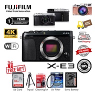 FUJIFILM X-E3 XE3 Mirrorless Digital Camera with XC 15-45mm f/3.5-5.6 OIS PZ lens ( 1 Year Warranty 