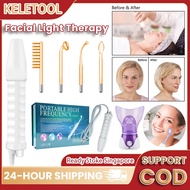 High Frequency Facial Device UUPAS Orange High Frequency Facial Wand Machine with 4 Neon Wands