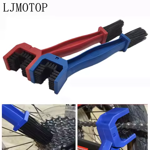 Motorcycle chain brush Cleaner Gear Grunge Outdoor Cleaner Scrubber Tool For Yamaha WR450 SEROW 225 