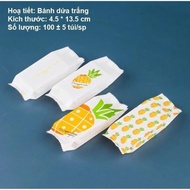 Pineapple Cake Bag size 4,5x13,5 sets of 100