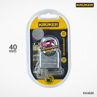 SL Home กุญแจ KRUKER 40 mm. (คอสั้น) ดอกกุญแจชุบนิเกิล #ลูกกุญแจ 4 ดอก ทนทาน