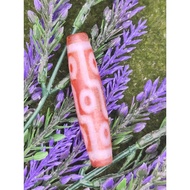 龙纹九眼天珠项链 Dragon Veins 9 Eyed Dzi Necklace Nine Eye Dzi 9 Eyes Dzi Manik CW1793