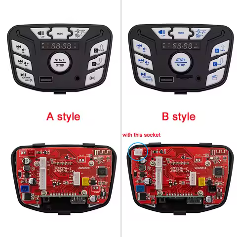 12V 24V Children's Electric Vehicle JR1927M Power Supply Central Control Switch Multi-Function Bluet