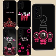 Black Casing for OPPO A54S A16s A52 A16 A94 A74 Reno 6 A72 A92 4 A95 A55 5 5G R40 Squid Game