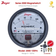 Dwyer 2000-125PA Series 2000 Magnehelic® Differential Pressure Gages หน่วยวัดพาสคัล Pascals (Pa)