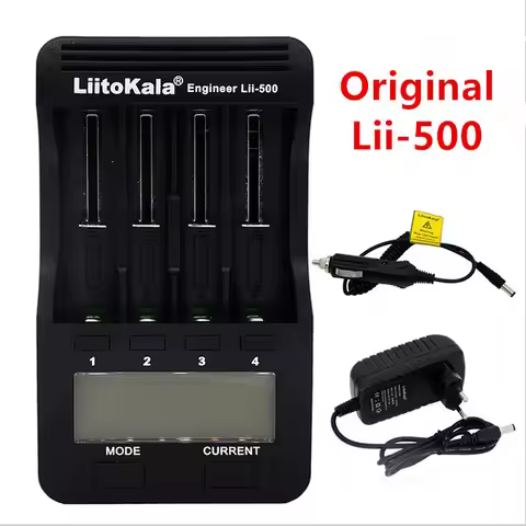 LiitoKala Lii-500 Lii-M4 Lii-M4S LCD 3.7V 18650 18350 18500 16340 10440 14500 26650 1.2V AA AAA NiMH