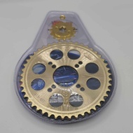 CHAIN SPROCKET SET RAIDER 150 2IN1 GOLD 14T/45T 415H 132L