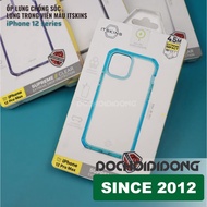 Itskins shockproof case with clear colored border for iPhone 12 Mini - 12 Pro Max
