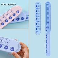 NONEDYODYE9I Subtraction Ruler, Within 20 Plastic Math Decomposition Ruler, Durable Pink/Blue Teachi