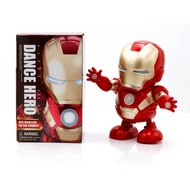(Ready Stock) Mainan Robot Iron Man Dance Hero Untuk Anak-anak Murah Super Hero Budak Musikal Dance