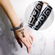 天珠之王 九眼天珠 金剛杵鈴 六字真言 收藏級 手鍊 單品 禮物