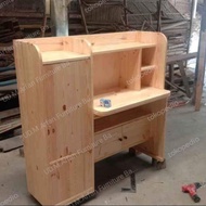 meja rias minimalis modern bahan kayu jati belanda