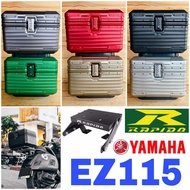 Combo Set Monorack Rapido  YAMAHA EZ115Top Box Alloy Tail Box Luggage 40L + Monorack Accessories  YA