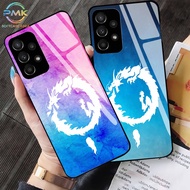 SAMSUNG A23 GLASS SHINE SOFTCASE GLASS SAMSUNG A23 PMK GLASS CASE
