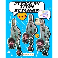 ATTACK ON TITAN KEYCHAIN/ GANCI/ CHARM BEADS SHINGEKI NO KYOJIN AOT SNK
