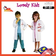 [READY STOCK]3Y-7Y Kids Costume Career Occupation Hospital Doctor Surgeon Nurse Pekerjaan Doktor Kan
