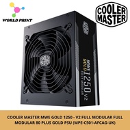 COOLER MASTER MWE GOLD 1250 - V2 FULL MODULAR FULL MODULAR 80 PLUS GOLD PSU (MPE-C501-AFCAG-UK)