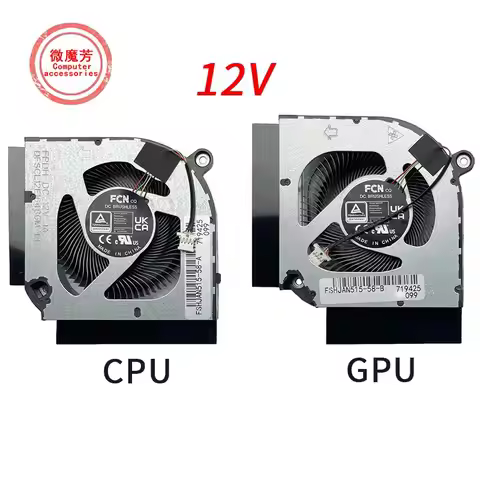 New Laptop cpu cooling fan For Acer PH317-55 PH315-55 PH317-56 Nitro 5 AN515-58 AN517-55 AN515-46 AN