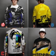 Ayrton Senna Sweatshirt Racing Formula In Memories