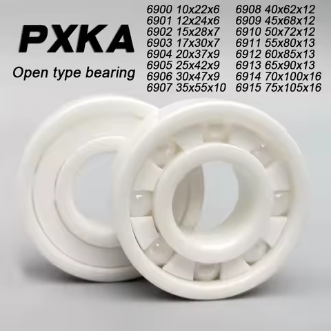Free Shipping Zirconia Ceramic Bearing 6900 6901 6902 6903 6904 6905 6906 6907 6908 6909 6910 6911 6