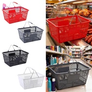 [Menolana] Shopping Basket with Handle, Multi-purpose Food Basket, Storage for Food, Cosmetics, Gara