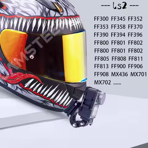 Custom LS2 Chin Mount MX701 FF908 FF345 ff352 FF813 353 358 390 396 800 802 805 811 900 FF906 370 fo
