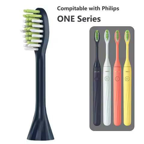 Suitable for Philips One series Electric Toothbrush Heads HY1100 HY1200 Compatible with Replacement 