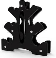 Portzon Dumbbell Rack - Hand Weight Set Tree - Designed to Hold Neoprene Dumbbells - One Pair Each (