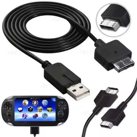 USB Charging Cable Cord For Sony Playstation PS Vita PSV1000 PS Vita Console Power Adapter with Data