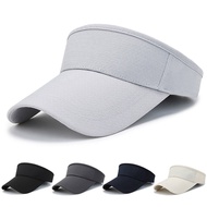 Summer Breathable Air Sun Hats Adjustable Visor UV Protection Top Empty Solid Sports Tennis Golf Run