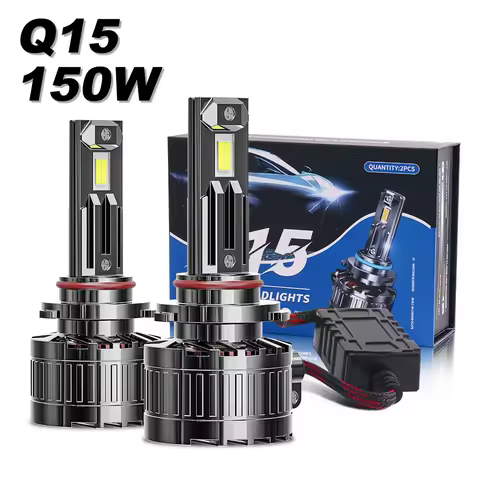 Q15 HB3 HB4 9005 9006 H7 H4 H11 Led 2 Copper Tubes Cooling Fan Canbus Car Headlight H11 150W 700% Su