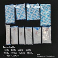 PE Plastic (All Sizes: 4x23-6x20-7x20-8x20-9x20-10x20-12x25-15x30-17x35-20x35), Sugar Bags, Ice Plas