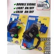 🔥 ESPADA SWITCH LH RH LC135 V1-V6 NVX EGO NOUVO SRL115 SUIS LC SWITCH DOUBLE SIGNAL SUIS KIRI KANAN 