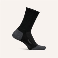 FEETURES Elite Max Cushion Mini Crew Socks - Black