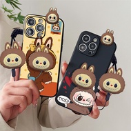 3D Labubu Casing For OPPO A3S A12E A16 A16S A16K A16E A17 A17K A92 A72 A52 A73 A31 A32 A33 A53 A53S 