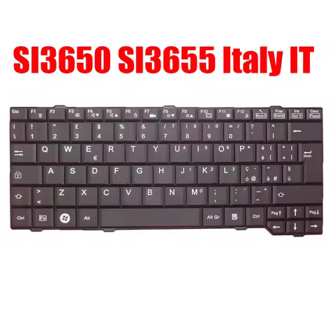 New IT Italy Laptop Keyboard For Fujitsu For Siemens Amilo SI3650 SI3655 V080130AK1 90.4H807.S0E 200