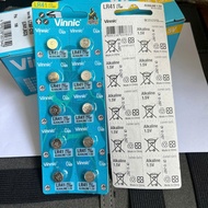 Blister of 10 Batteries AG3 LR41 392A L736F V3GA 1.5V - Wrist batteries, toy batteries of all kinds