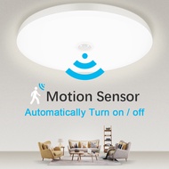 Modern Ceiling Light PIR Motion Sensor Light Indoor 15/20/30/40W Smart Ceiling Lamp Stairs Corridor