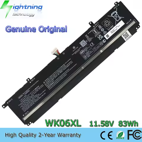 New Genuine Original WK06XL 11.58V 83Wh Laptop Battery for HP OMEN 16-B 16-K 17-CK 17-CK0001NL M4164