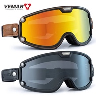 Kaca Mata Motosikal Vintage Tahan Angin Kaca Mata Motosikal Off-Road Kaca Mata Helmet Motosikal Vint