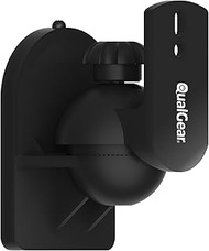 QualGear Universal Speaker Wall Mount for Speakers Up to 3.5Kg/7.7lbs, Black (Qg-Sb-002-Blk)