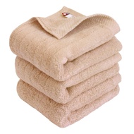Imabari Towel Certified Face Towel hiorie (Hiorie) Fluffy Rib Towel 3-Piece Set Light Brown Made in 